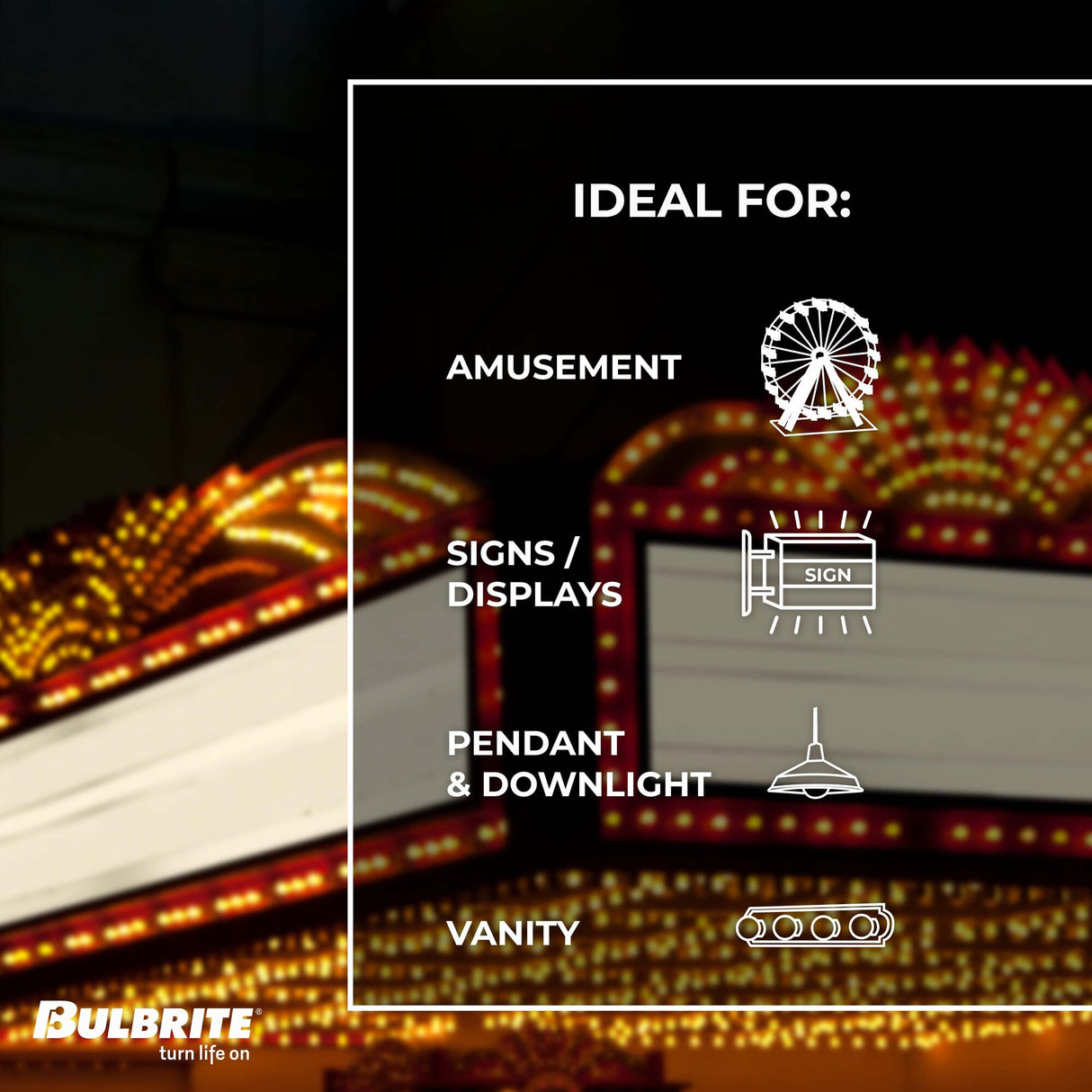 Bulbrite Incandescent G25 Medium Screw Base (E26) Light Bulb, 40 Watt, Clear