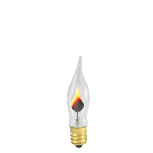 Bulbrite Incandescent CA5 Candelabra Screw Base (E12) Light Bulb, 3 Watt, Clear
