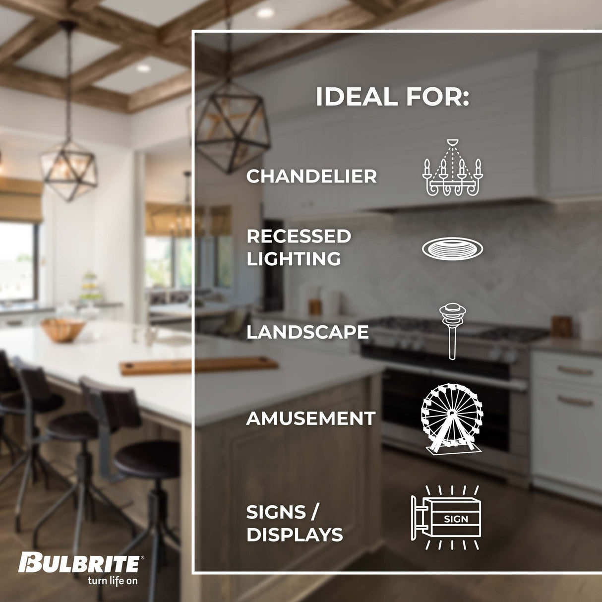 Bulbrite LED Mini T4 Dimmable Candelabra Screw Base (E12) Tubular Light Bulb 35 Watt Equivalent 2700K, Clear