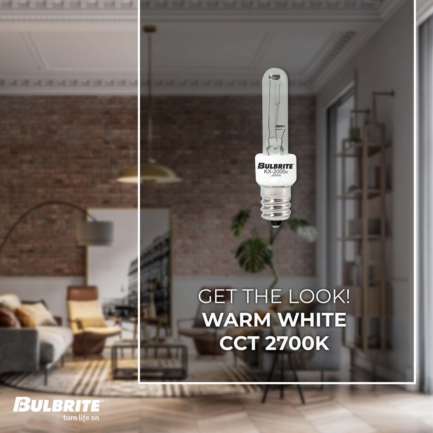 Bulbrite 473040, 40 Watt Dimmable Clear T3 Candelabra (E12) Krypton/Xenon Bulb