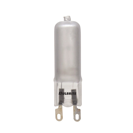 Bulbrite Halogen Dimmable 120-Volt T4 Mini Tubular Light Bulb with Frost Glass Finish and G9 Bi-Pin Base, 25 Watt, 2900K (Soft White Light)