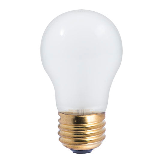 Bulbrite Incandescent A-Type A19 Light Bulb with E26 base, Frost, 2700K