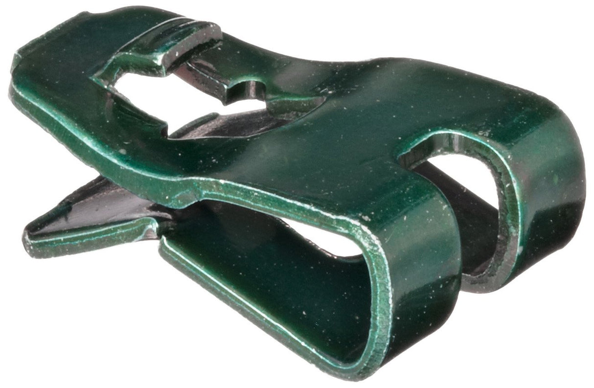 (100 Pack) Morris Products 30773 Green Grounding Clips for Copper or Aluminum Wire