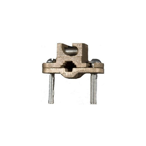 Morris Products 91652, Copper Ground Lay-In Rebar Clamp 1/2" to 1", for Direct Burial in Earth of Concrete