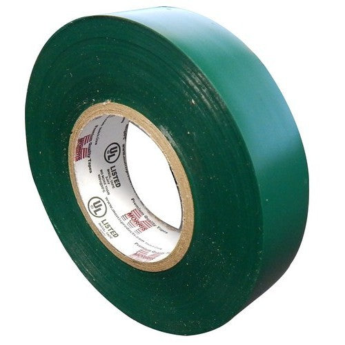 Morris Products 60114 7 Mil Professional Grade Vinyl Electrical Tape Green 3/4" X 66'