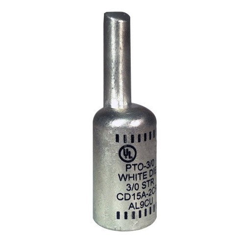 Morris Products 90993, Offset Solid Pin Terminal Connectors 600 MCM Reduce To 400 MCM, Color Code Yellow