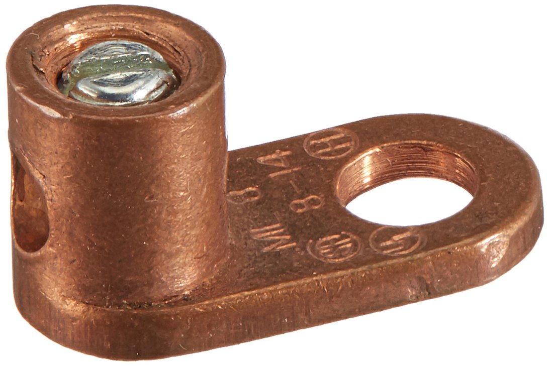 Morris Products 90550, Copper Mechanical Lugs Round Tang
