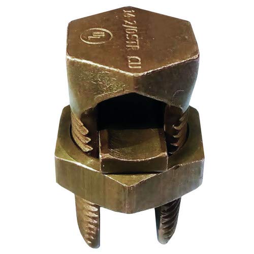 Morris Products 90307, Copper Hex Head Split Bolt 2/0