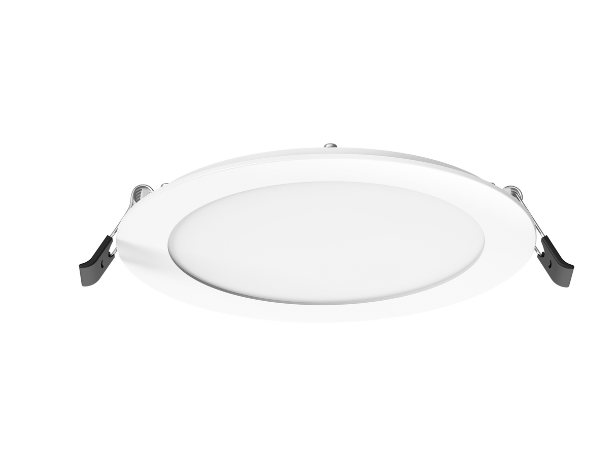 Elevate WLR6-13-CLS, 6" Slim Canless LED Downlight, 7W/9W/12.5W Selectable, Ultra-Thin Recessed Ceiling Light, 5CCT Selectable, IC & Wet Rated, Dimmable, High Ceilings