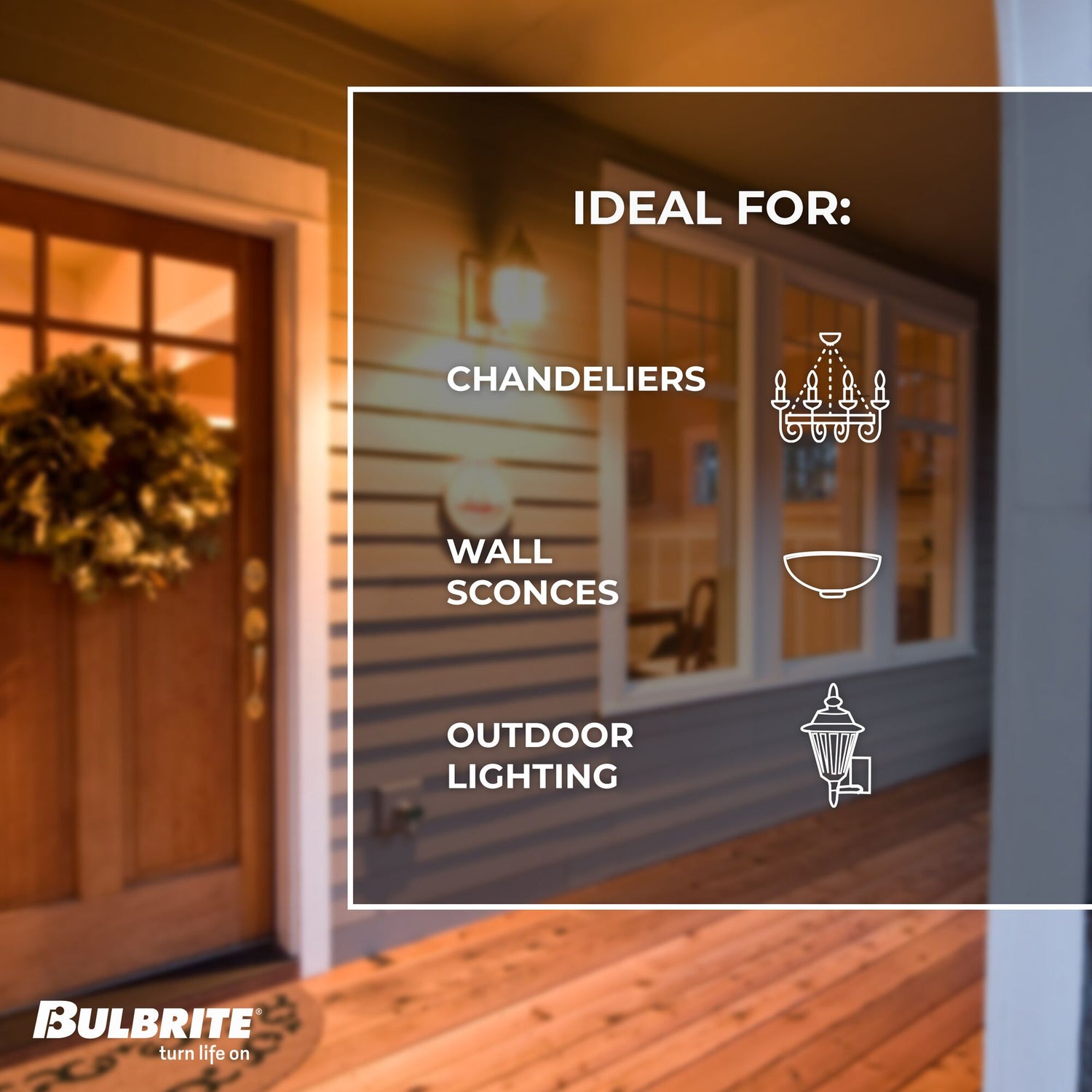 Bulbrite 132506, 25 Watt Dimmable Antique Nostalgic Thread Filament T6 Candelabra (E12) Incandescent Light Bulb