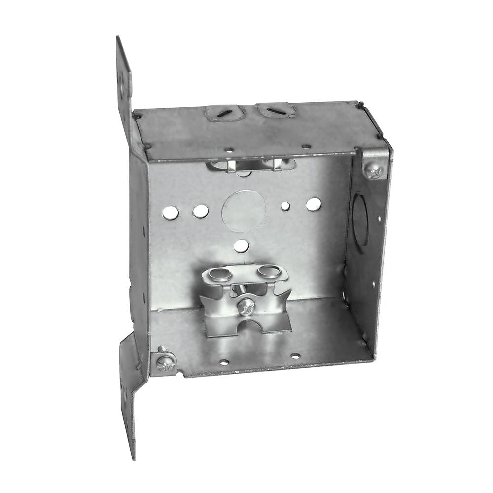 Ammo AR241, 4" Square Metal Electrical Box, MC BOX 2-1/8″ DEEP with “FB” BRACKET