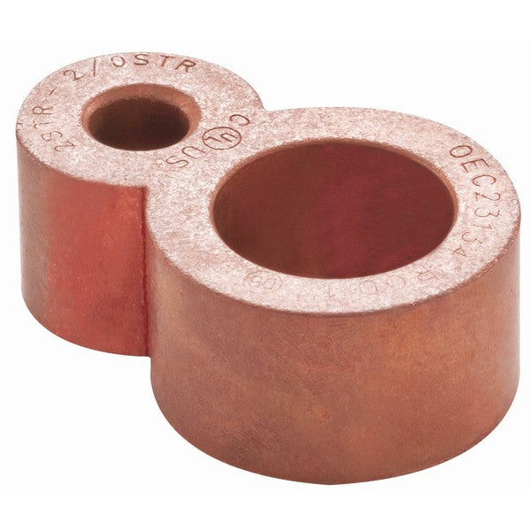 Morris Products 91512, Figure 8 Irreversible Grounding 5/8" 2/0-250, Pure Electrolytic Copper