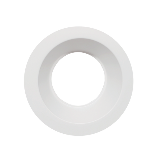 Luxrite LR25107, 3" Regressed Interchangeable Trim, White Finish