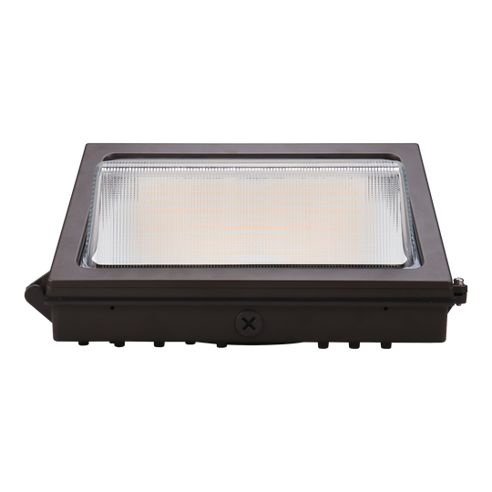 Luxrite LR40572 120W Semi Cutoff Wallpack, Photocell Sensor Dawn to Dusk, 3CCT and Wattage Selectable