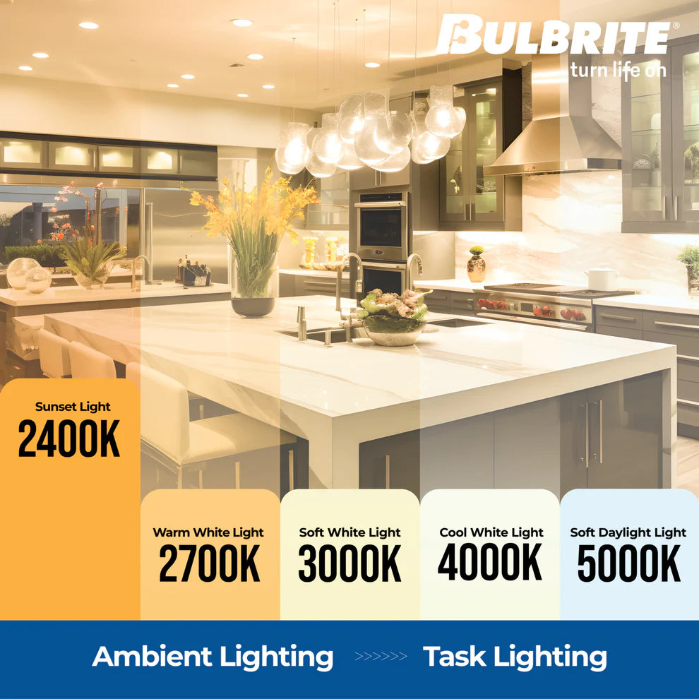 Bulbrite 776684, LED Filaments S14 Light Bulb with E26 base, Clear, 2400K, 75 Lumens, Sunset Light, 2400k, Ideal for Amusement Rides and Sign