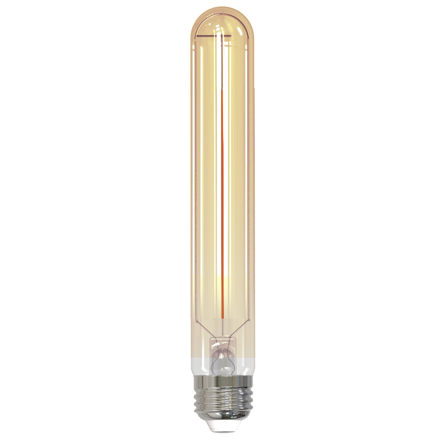 Bulbrite 776713, LED Filament 5 Watt Dimmable 7.5 Inch T9 Light Bulb with Antique Glass Finish and Medium (E26) Base - 2100K (Amber Light), 250 Lumens