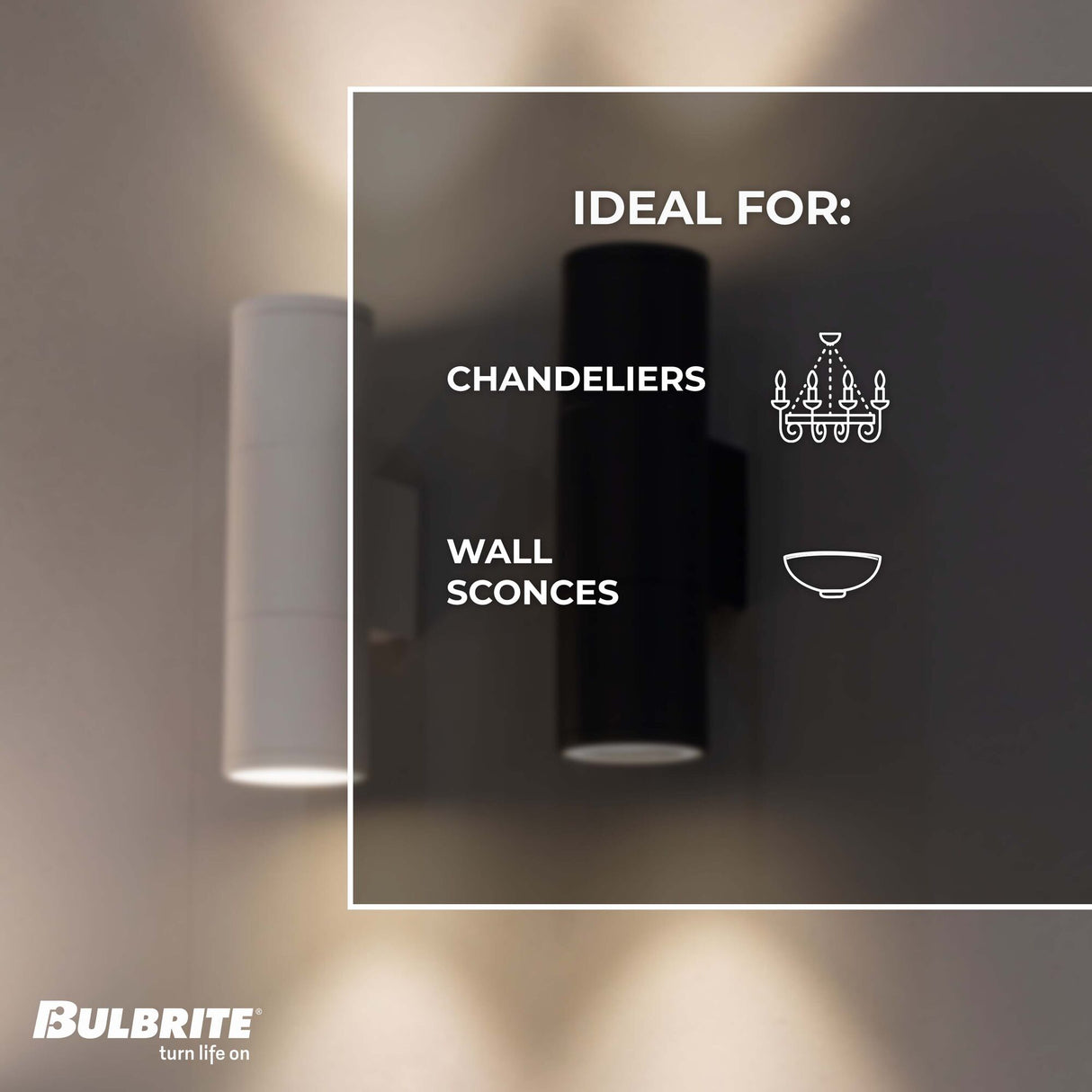 Bulbrite 5 Watt Dimmable Clear Glass T9 Tubular LED Light Bulbs with Medium (E26) Screw Base, 2700K (Warm White Light), 450 Lumens