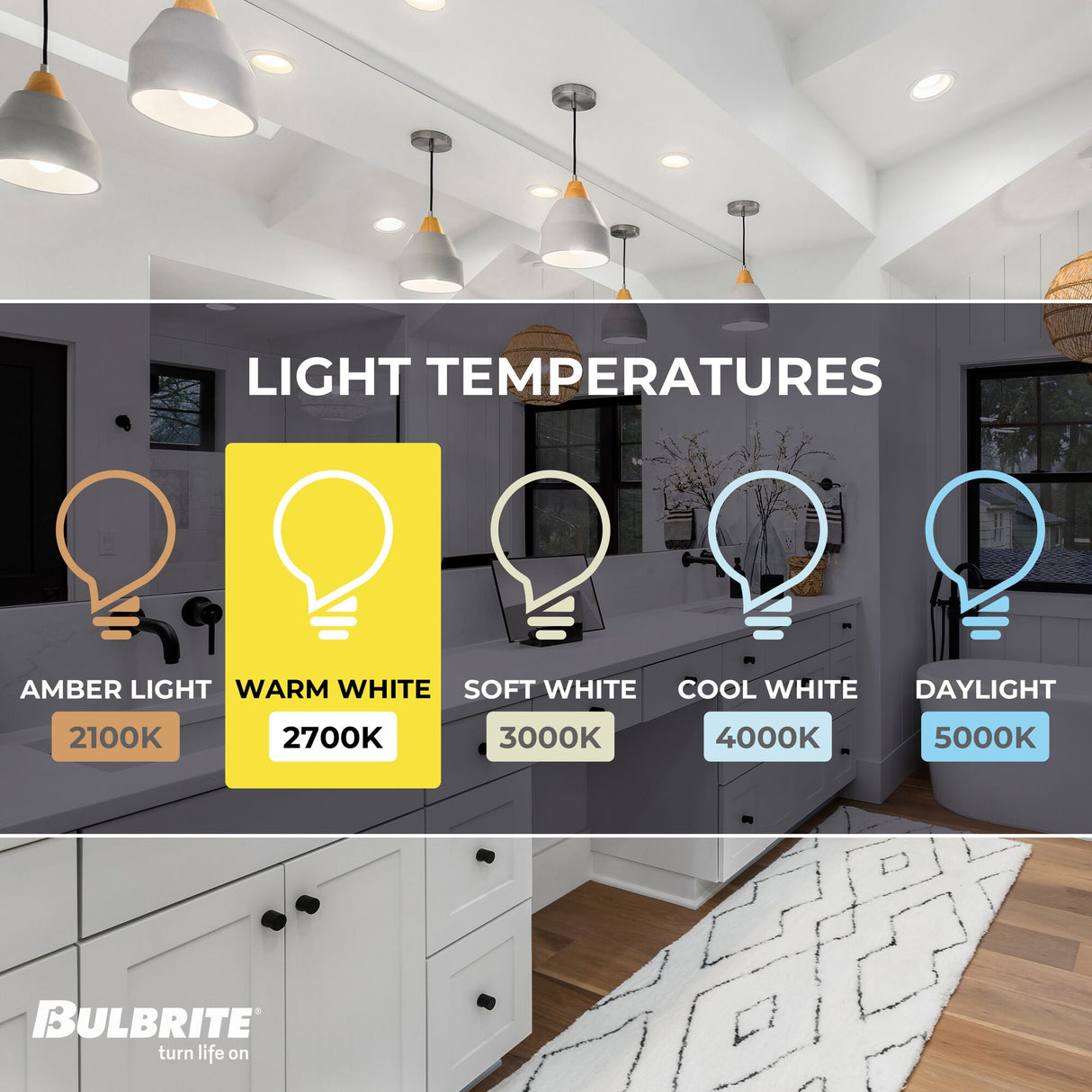 Bulbrite 774241, LED Filament 9 Watt Dimmable A19 Light Bulbs with Frost Finish and Bi-Pin (GU24) Base - 2700K (Warm White Light), 800 Lumens