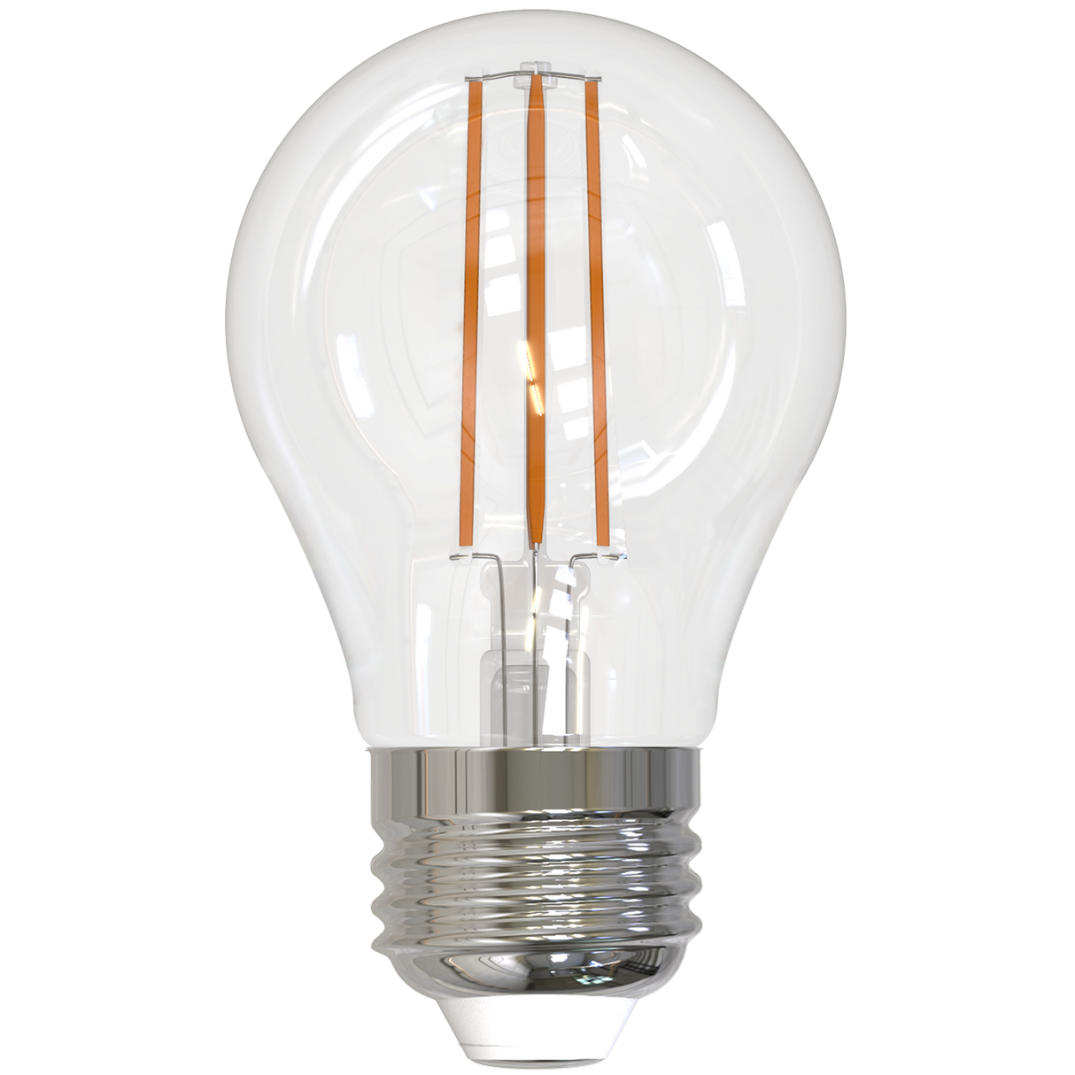 Bulbrite LED Filament 7 Watt Dimmable A15 Light Bulb with Clear Glass Finish and Medium (E26) Base - 3000K (Soft White Light), 800 Lumens