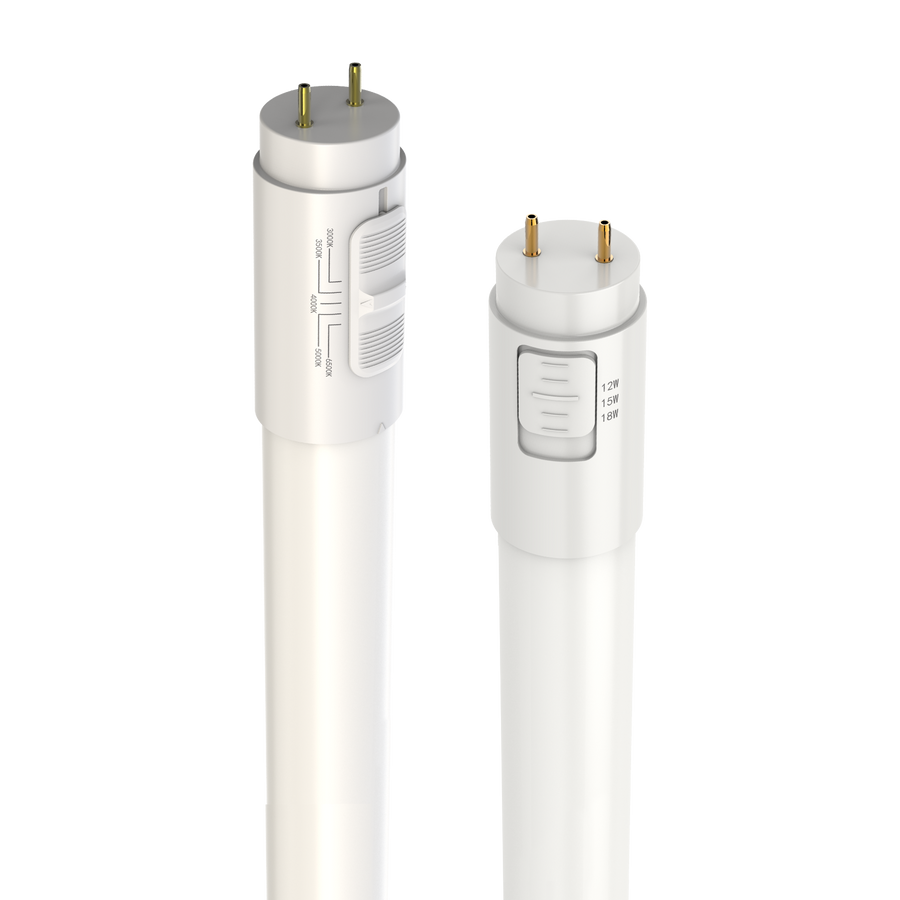 Luxrite LR34238, 4' T8 BYPASS 5 CCT & WATTAGE SELECTABLE