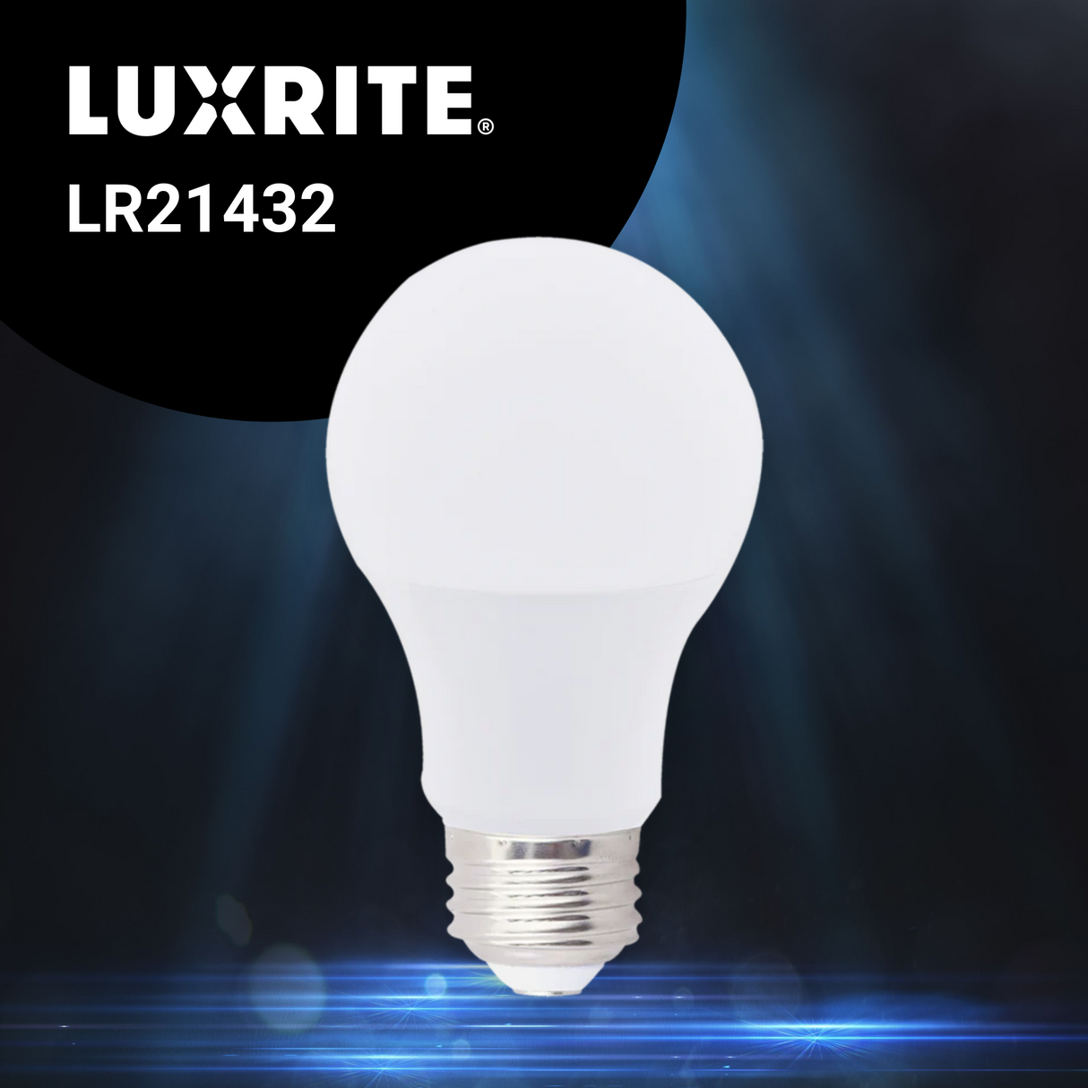 Luxrite LR21432, A19 LED Light Bulb — 11W (75W Replacement), 4000K, 1100 Lumens
