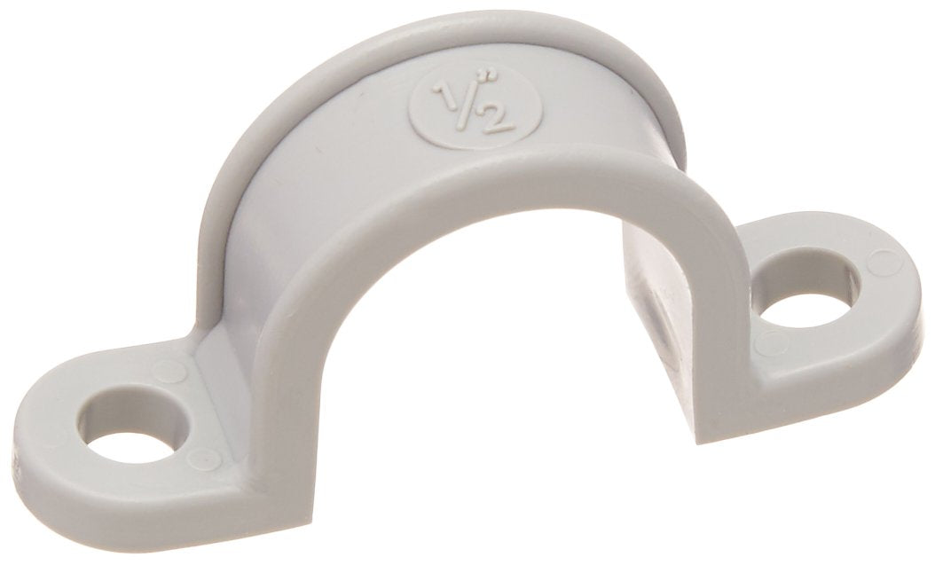 Morris Products 19490, Two Hole 1/2" PVC Pipe Straps Perfect for Conduit
