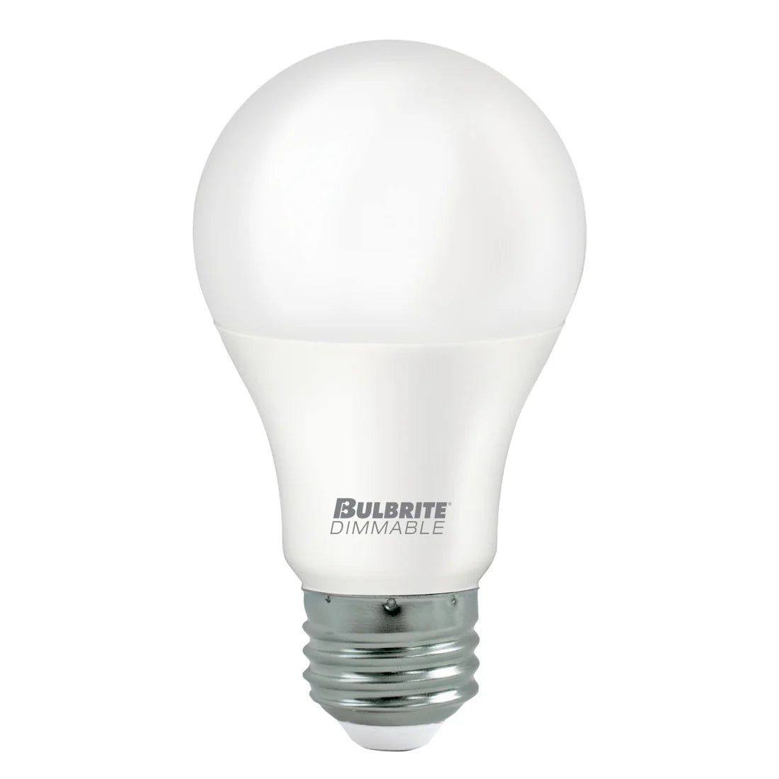 (25 Pack) Bulbrite 774257, 9-Watt LED A19 Light Bulb, 800 Lumens, Dimmable, 2700k E26 Standard Base, Frost Finish