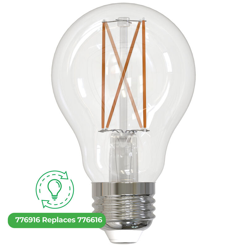 Bulbrite 776916, LED Filament 14 Watt Dimmable A19 Light Bulb with Clear Glass Finish and Medium (E26) Base - 3000K (Soft White Light), 1600 Lumens