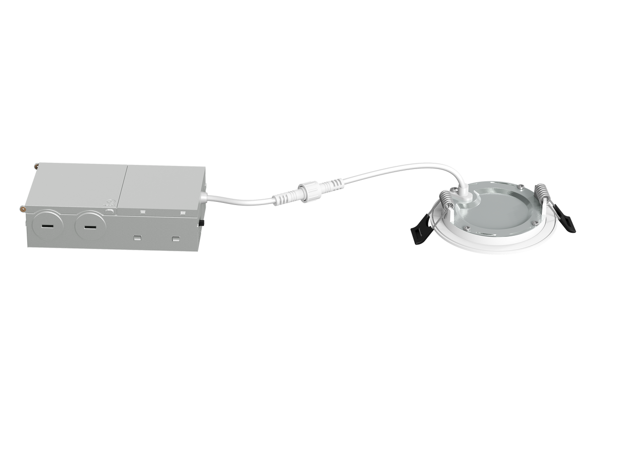 Elevate WLR3-7-CS, 3" 7W Slim Canless LED Downlight, Ultra-Thin Recessed Ceiling Light, 5CCT Selectable, IC & Wet Rated, Dimmable