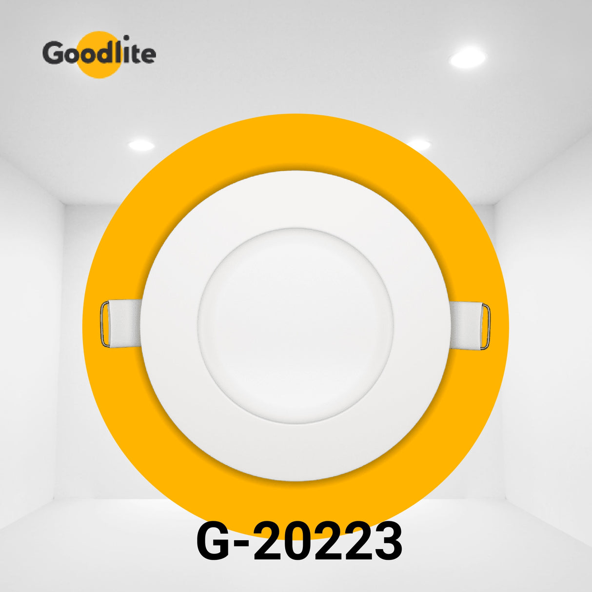 Goodlite G-20223, 6 inch Round slim LED Selectable (Downlight, Slim)