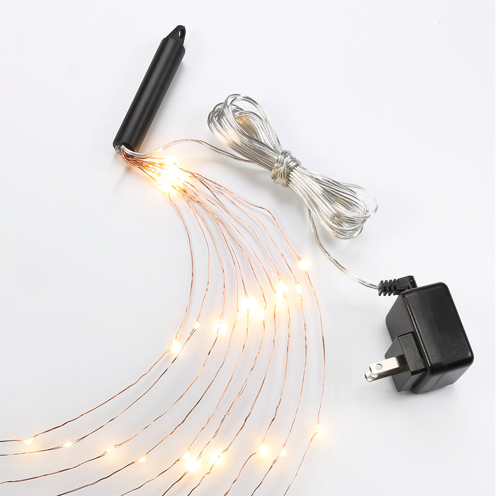 Bulbrite 810066 Indoor LED Starry String Lights-Multi (Plug-in) -Copper