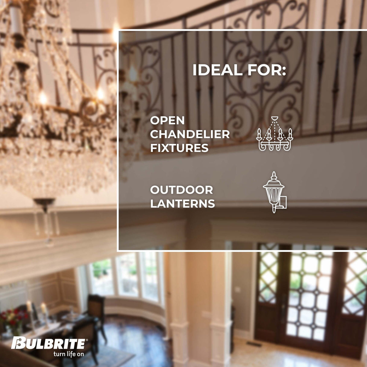 Bulbrite 430040, Incandescent C11 Candelabra Screw Base (E12) Light Bulb, 40 Watt, Satin