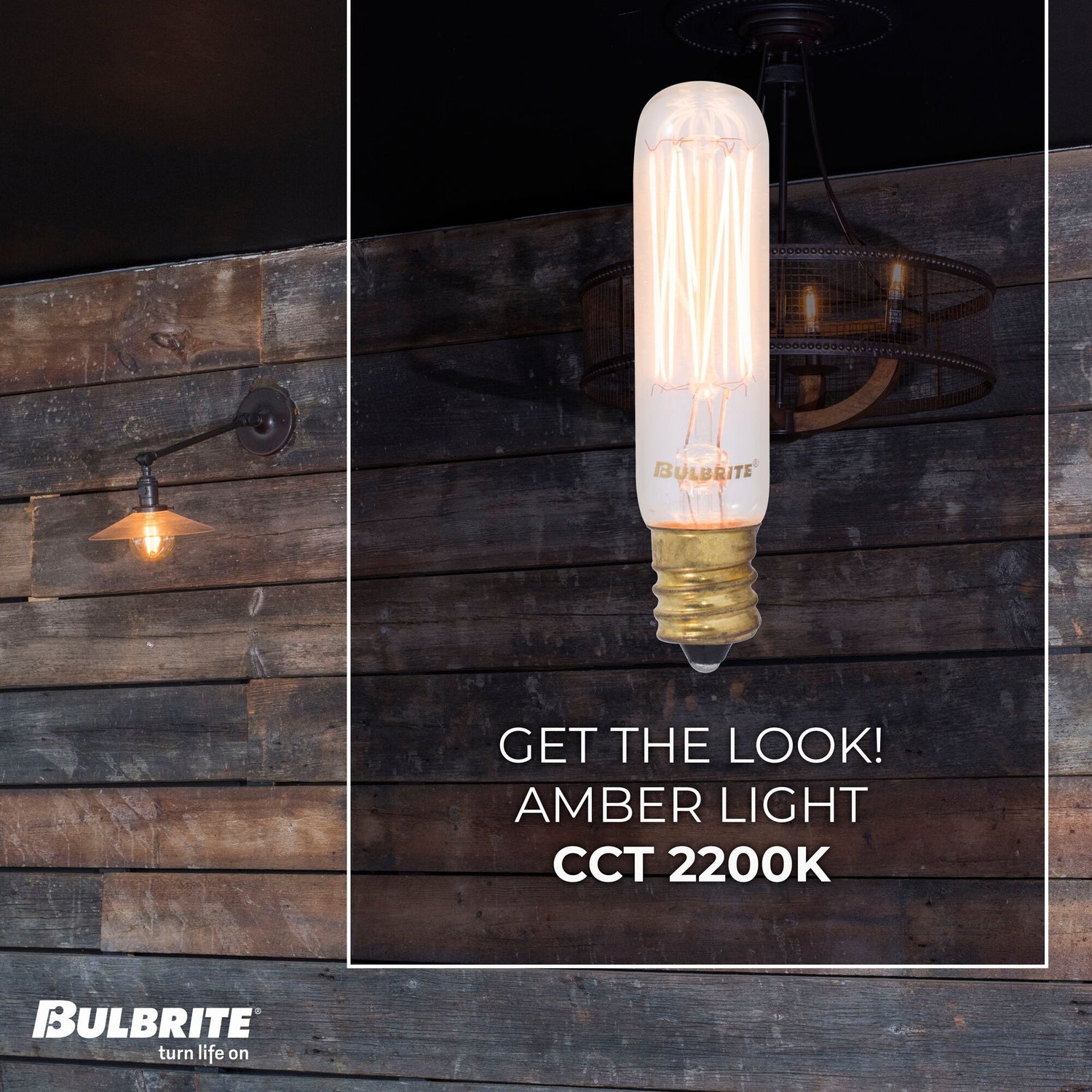 Bulbrite 132506, 25 Watt Dimmable Antique Nostalgic Thread Filament T6 Candelabra (E12) Incandescent Light Bulb