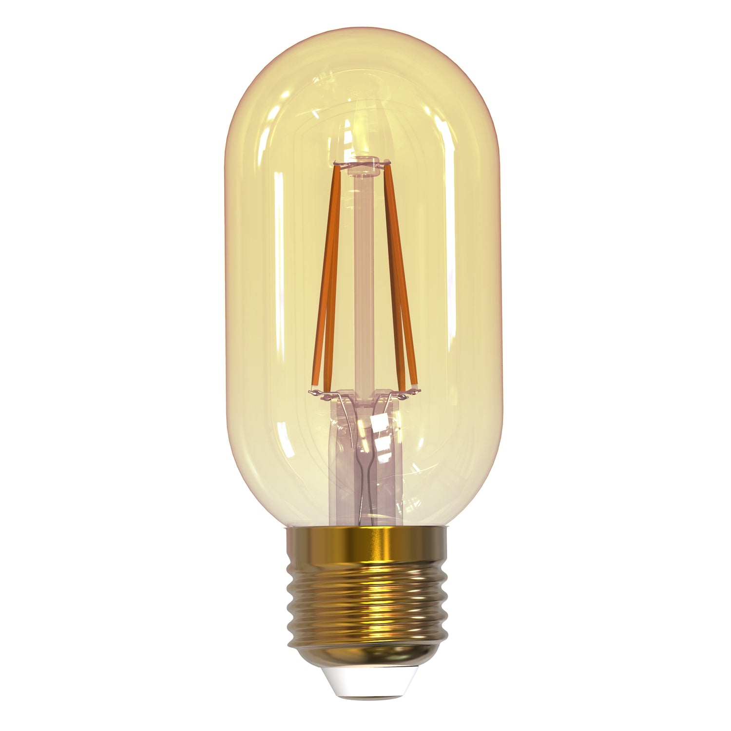 Bulbrite LED Filaments T14 Light Bulb with E26 base, Antique, 2100K, 315 Lumens