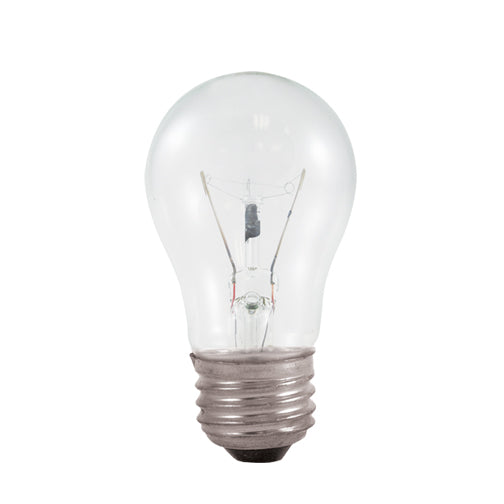 Bulbrite 104140 Incandescent A15 Medium Screw Base (E26) Appliance Light Bulb, 40 Watt, Clear