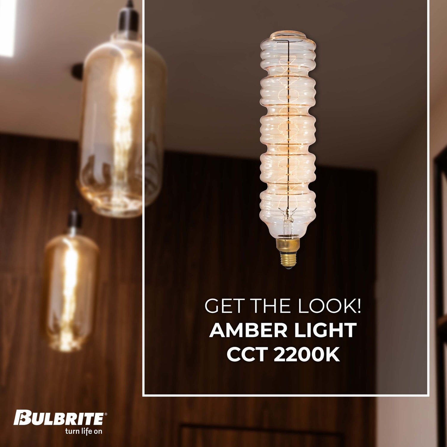 Bulbrite 137501, Grand Nostalgic Collection 60 Watt Dimmable Water Bottle Shape Oversized Decorative Incandescent Light Bulb with Medium (E26) Base, 2200K Amber Light, Antique Glass Finish