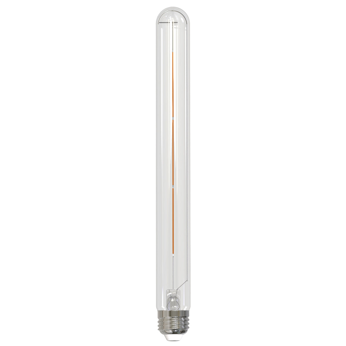 Bulbrite 5 Watt Dimmable Clear Glass T9 Tubular LED Light Bulbs with Medium (E26) Screw Base, 2700K (Warm White Light), 450 Lumens