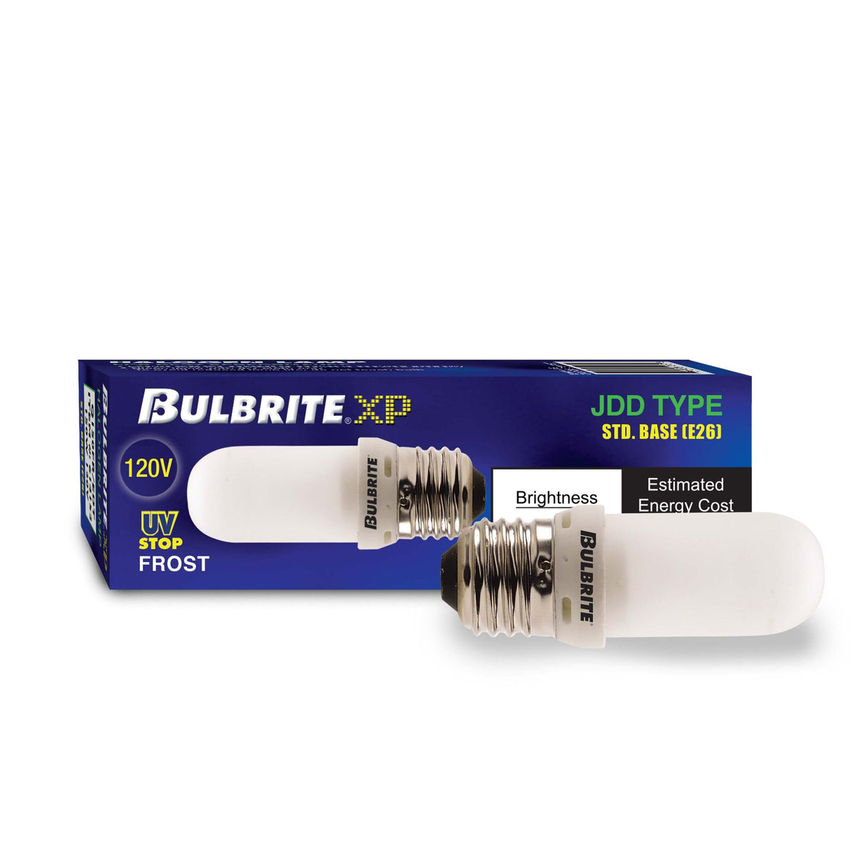 Bulbrite 150 Watt Dimmable Frost T8 Medium (E26) Halogen Tubular Light Bulb