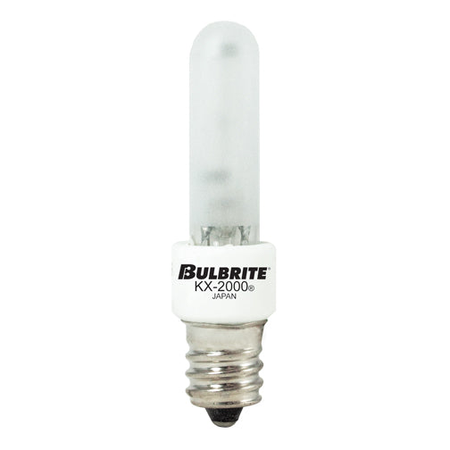 Bulbrite 60 Watt Candelabra Screw Base (E12) Xenon/Krypton T3 Light Bulb, Frost, 2700K