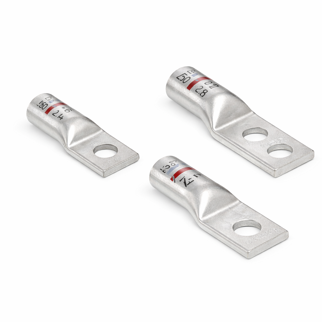 Copper Short Barrel Compression Lugs