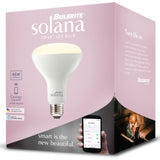 Bulbrite BR30 Ceiling Solana WiFi Connected LED Smart Light Bulb, Single-BR30, Frost