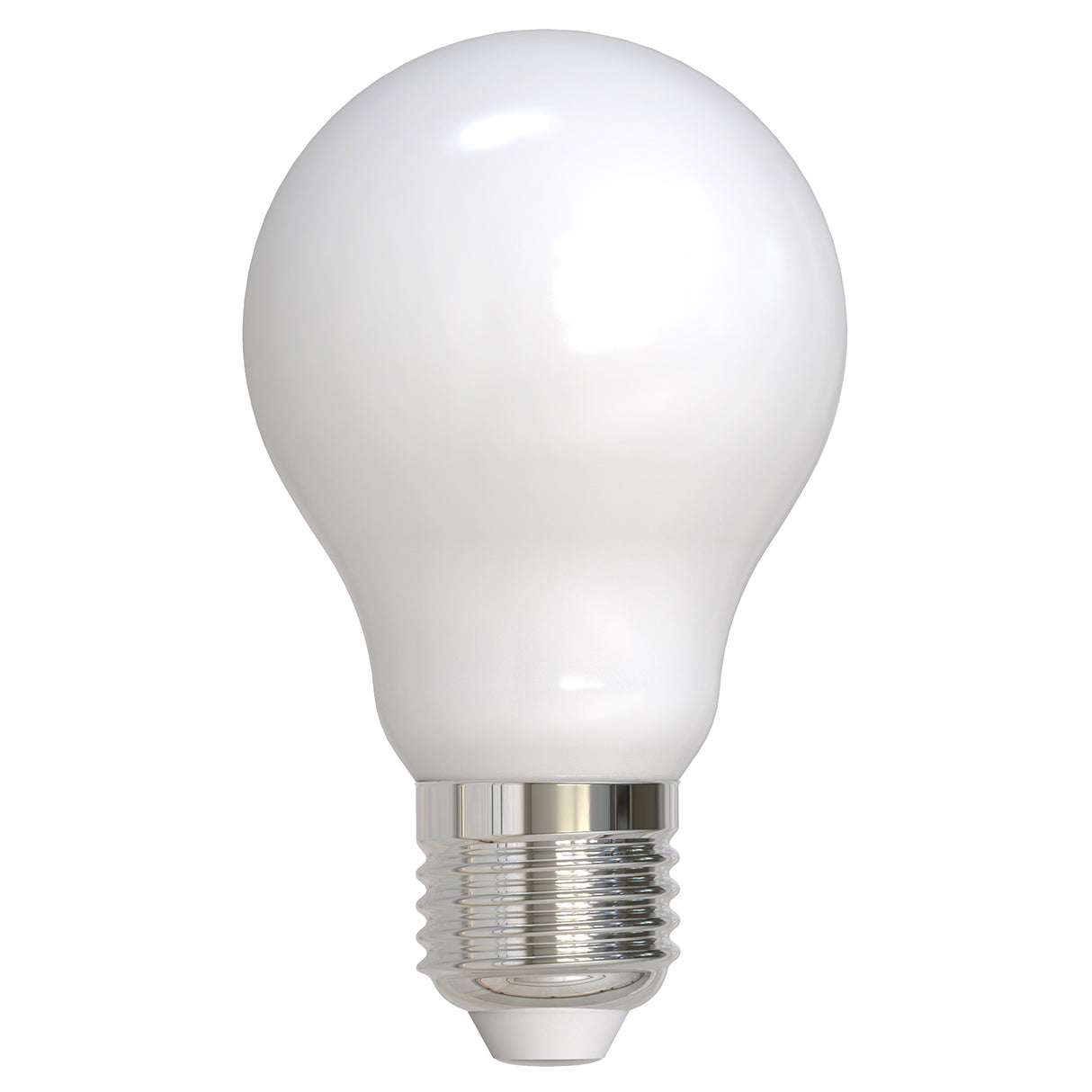 Bulbrite LED Filament 8.5 Watt Dimmable A19 Light Bulb with Milky finish and Medium (E26) Base - 5000K Soft Daylight, 800 Lumens