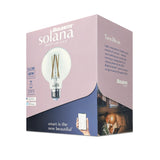 Bulbrite Solana 60 Watt Equivalent G25 Smart WiFi Connected 90CRI LED Edison Filament Light Bulb