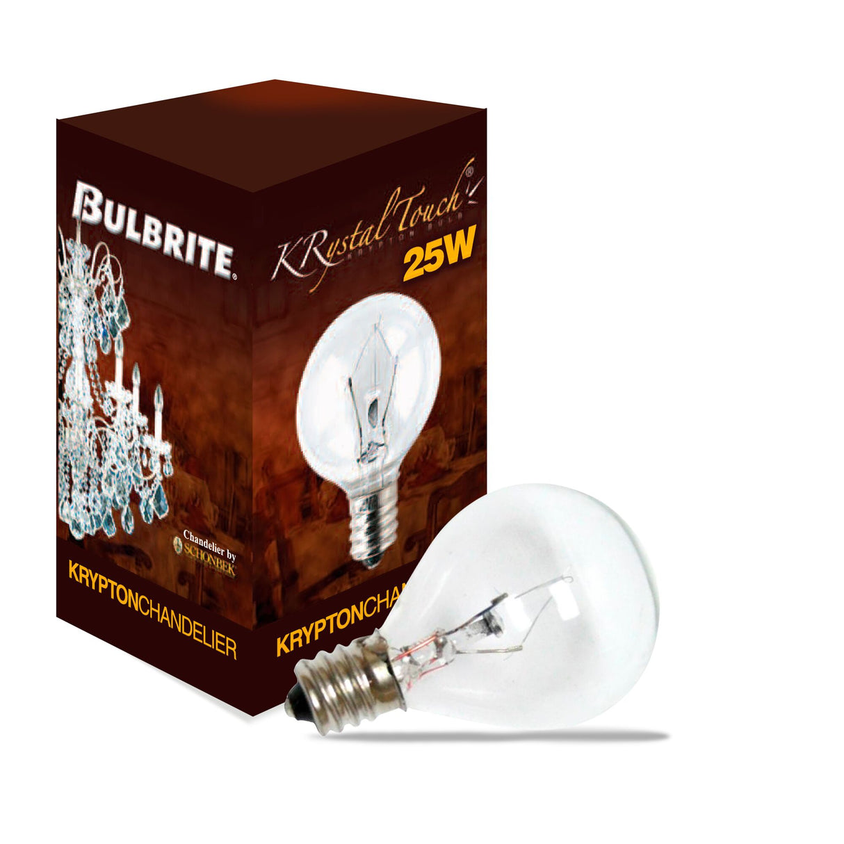 Bulbrite Krystal Touch  G11 Light Bulb with E12 base, Clear, 2700K, 250 Lumens