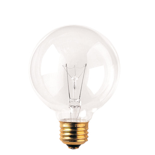 Bulbrite Incandescent Dimmable 40 Watt Globe G25 Light Bulbs with Medium (E26) Screw Base, 2700K (Warm White Light)