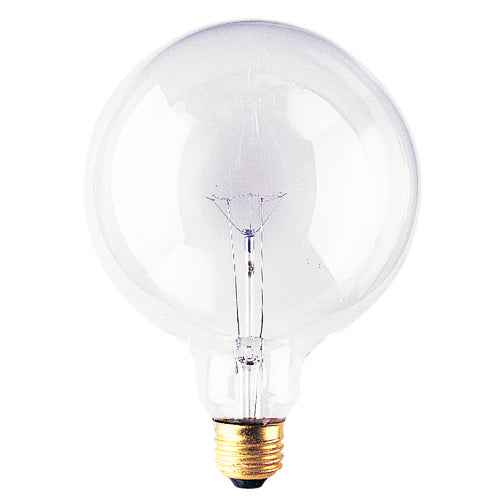 Bulbrite Incandescent G40 Medium Screw Base (E26) Light Bulb, 100 Watt, Clear