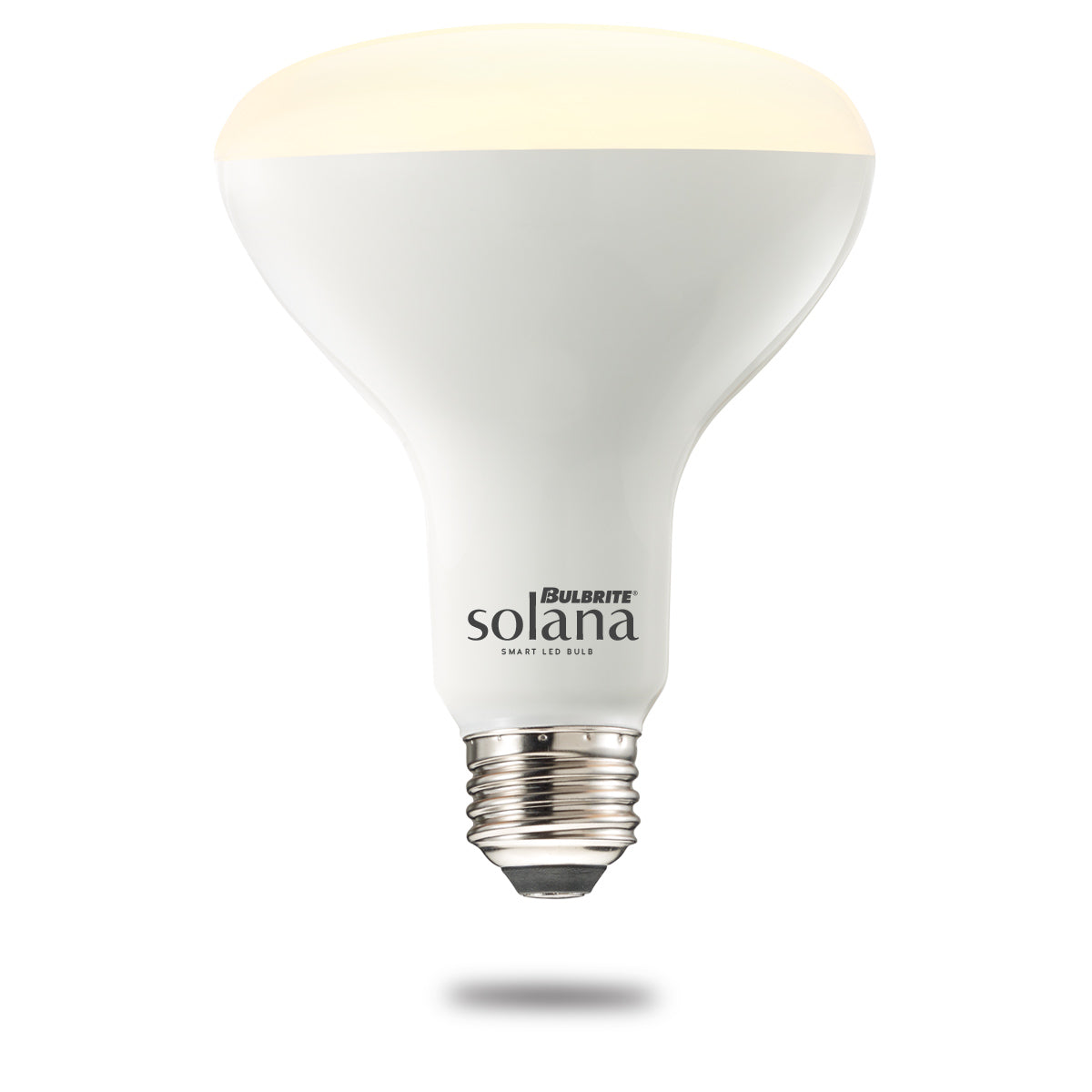 Bulbrite BR30 Ceiling Solana WiFi Connected LED Smart Light Bulb, Single-BR30, Frost