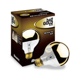 Bulbrite Incandescent Dimmable 40 Watt Half Gold Globe G25 Light Bulbs with Medium (E26) Screw Base, 2700K (Warm White Light)