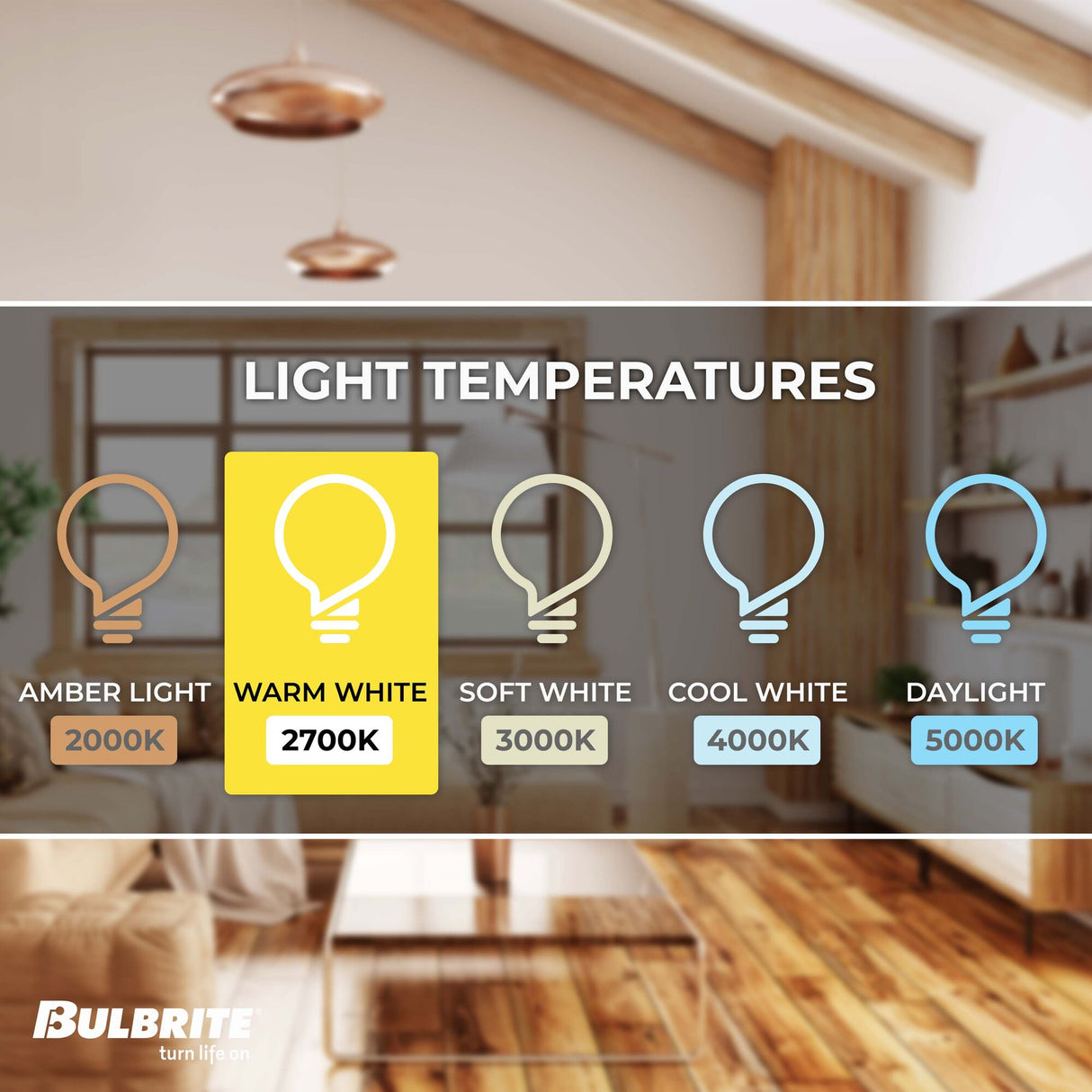 Bulbrite 776872, 5 Watt Dimmable Clear Filament A19 Medium (E26) LED Bulb - 450 Lumens, 2700K, and 90 CRI