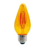 Bulbrite 776581, Fiesta 4-Watt Dimmable F15 LED Filament Light Bulb with Amber Glass Finish and Medium (E26) Base - 2100K (Amber Light), 280 Lumens